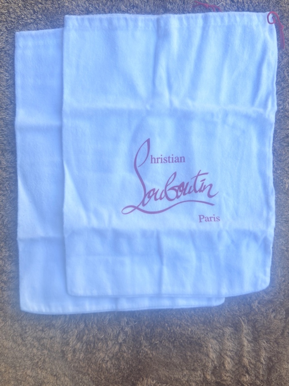 CHRISTIAN LOUBOUTIN - Dust Bag (Pair) Authentic